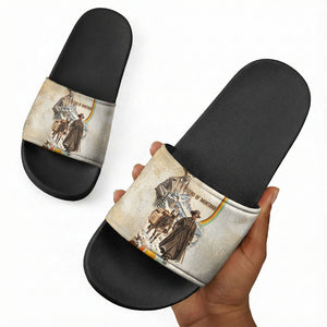 Mary Fields Stagecoach Mary Slide Sandals Vintage Western Wild West Cascade Region Pioneer