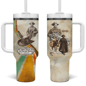 Mary Fields Stagecoach Mary Tumbler With Handle Vintage Western Wild West Cascade Region Pioneer