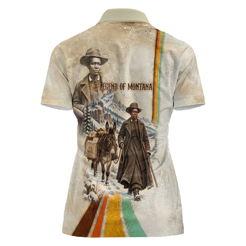 Mary Fields Stagecoach Mary Women Polo Shirt Vintage Western Wild West Cascade Region Pioneer