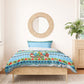 Saint Lucia Christmas In Paradise Bedding Set Tropical Parrot Santa Ugly Pattern Graphic Artwork