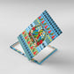 Saint Lucia Christmas In Paradise Canvas Wall Art Tropical Parrot Santa Ugly Pattern Graphic Artwork