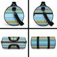 Saint Lucia Christmas In Paradise Duffle Bag Tropical Parrot Santa Ugly Pattern Graphic Artwork