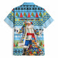 Saint Lucia Christmas In Paradise Hawaiian Shirt Tropical Parrot Santa Ugly Pattern Graphic Artwork