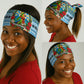Saint Lucia Christmas In Paradise Neck Gaiter Tropical Parrot Santa Ugly Pattern Graphic Artwork