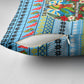 Saint Lucia Christmas In Paradise Pillow Cover Tropical Parrot Santa Ugly Pattern Graphic Artwork