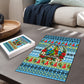 Saint Lucia Christmas In Paradise Puzzle Tropical Parrot Santa Ugly Pattern Graphic Artwork