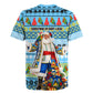 Saint Lucia Christmas In Paradise Rugby Jersey Tropical Parrot Santa Ugly Pattern Graphic Artwork