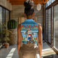 Saint Lucia Christmas In Paradise Women Sleeveless Polo Shirt Tropical Parrot Santa Ugly Pattern Graphic Artwork