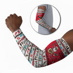 Parang Music Christmas Trinidad And Tobago Arm Sleeves Scarlet Ibis Santa Merry Trini Christmas