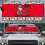 Parang Music Christmas Trinidad And Tobago Auto Sun Shade Scarlet Ibis Santa Merry Trini Christmas