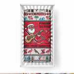 Parang Music Christmas Trinidad And Tobago Baby Bed Cover Scarlet Ibis Santa Merry Trini Christmas