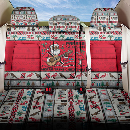 Parang Music Christmas Trinidad And Tobago Back Car Seat Cover Scarlet Ibis Santa Merry Trini Christmas