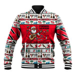 Parang Music Christmas Trinidad And Tobago Baseball Jacket Scarlet Ibis Santa Merry Trini Christmas