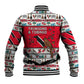 Parang Music Christmas Trinidad And Tobago Baseball Jacket Scarlet Ibis Santa Merry Trini Christmas