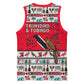 Parang Music Christmas Trinidad And Tobago Basketball Jersey Scarlet Ibis Santa Merry Trini Christmas