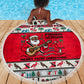 Parang Music Christmas Trinidad And Tobago Beach Blanket Scarlet Ibis Santa Merry Trini Christmas