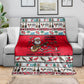 Parang Music Christmas Trinidad And Tobago Blanket Scarlet Ibis Santa Merry Trini Christmas