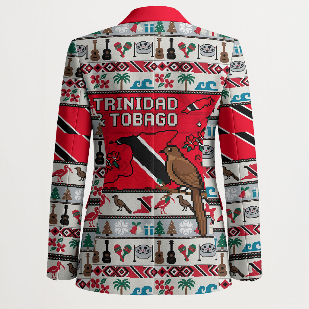 Parang Music Christmas Trinidad And Tobago Blazer Scarlet Ibis Santa Merry Trini Christmas