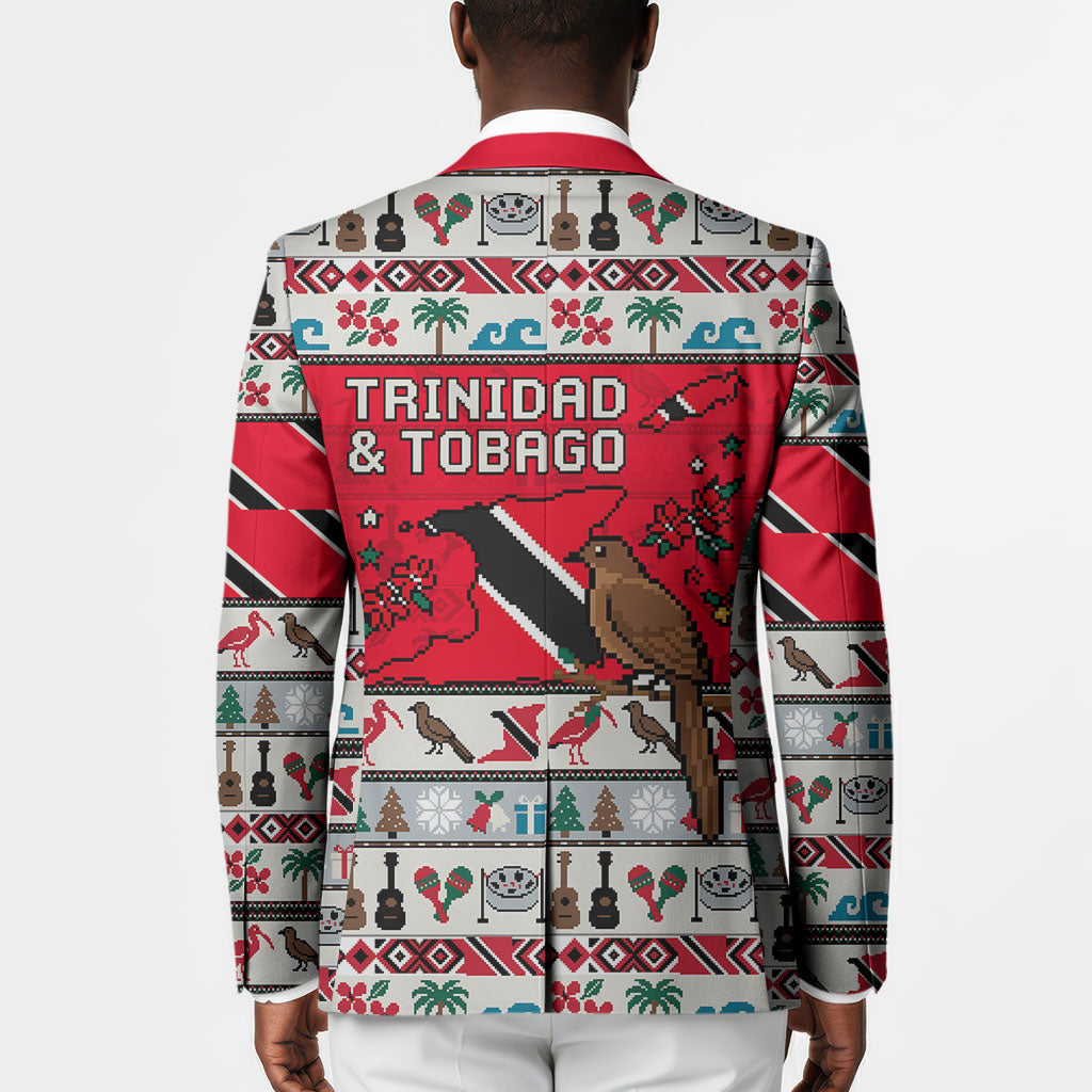 Parang Music Christmas Trinidad And Tobago Blazer Scarlet Ibis Santa Merry Trini Christmas
