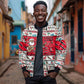 Parang Music Christmas Trinidad And Tobago Bomber Jacket Scarlet Ibis Santa Merry Trini Christmas