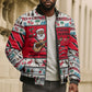 Parang Music Christmas Trinidad And Tobago Bomber Puffer Jacket Scarlet Ibis Santa Merry Trini Christmas