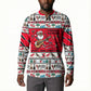 Parang Music Christmas Trinidad And Tobago Button Sweatshirt Scarlet Ibis Santa Merry Trini Christmas