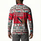 Parang Music Christmas Trinidad And Tobago Button Sweatshirt Scarlet Ibis Santa Merry Trini Christmas