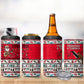 Parang Music Christmas Trinidad And Tobago 4 in 1 Can Cooler Tumbler Scarlet Ibis Santa Merry Trini Christmas