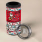 Parang Music Christmas Trinidad And Tobago 4 in 1 Can Cooler Tumbler Scarlet Ibis Santa Merry Trini Christmas