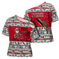 Parang Music Christmas Trinidad And Tobago Cross Shoulder Shirt Scarlet Ibis Santa Merry Trini Christmas