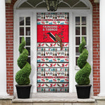 Parang Music Christmas Trinidad And Tobago Door Cover Scarlet Ibis Santa Merry Trini Christmas