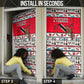 Parang Music Christmas Trinidad And Tobago Door Cover Scarlet Ibis Santa Merry Trini Christmas