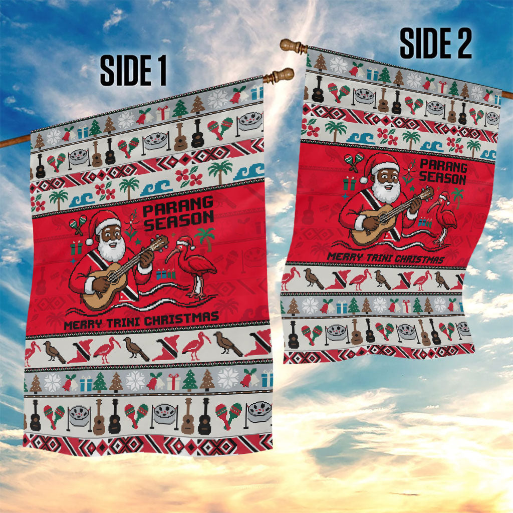 Parang Music Christmas Trinidad And Tobago Garden Flag Scarlet Ibis Santa Merry Trini Christmas