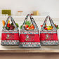 Parang Music Christmas Trinidad And Tobago Grocery Bag Scarlet Ibis Santa Merry Trini Christmas