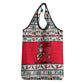 Parang Music Christmas Trinidad And Tobago Grocery Bag Scarlet Ibis Santa Merry Trini Christmas