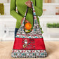 Parang Music Christmas Trinidad And Tobago Grocery Bag Scarlet Ibis Santa Merry Trini Christmas
