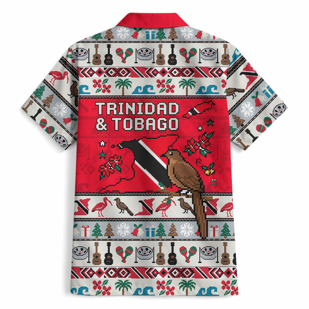 Parang Music Christmas Trinidad And Tobago Hawaiian Shirt Scarlet Ibis Santa Merry Trini Christmas