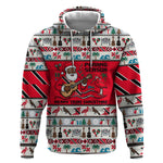 Parang Music Christmas Trinidad And Tobago Hoodie Scarlet Ibis Santa Merry Trini Christmas