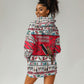 Parang Music Christmas Trinidad And Tobago Hoodie Dress Scarlet Ibis Santa Merry Trini Christmas