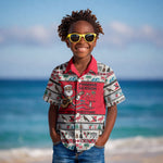 Parang Music Christmas Trinidad And Tobago Kid Hawaiian Shirt Scarlet Ibis Santa Merry Trini Christmas