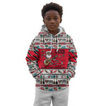 Parang Music Christmas Trinidad And Tobago Kid Hoodie Scarlet Ibis Santa Merry Trini Christmas