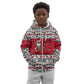 Parang Music Christmas Trinidad And Tobago Kid Hoodie Scarlet Ibis Santa Merry Trini Christmas