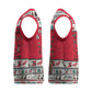 Parang Music Christmas Trinidad And Tobago Christmas Knitted V-Neck Vest Scarlet Ibis Santa Merry Trini Christmas