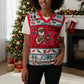 Parang Music Christmas Trinidad And Tobago Christmas Knitted V-Neck Vest Scarlet Ibis Santa Merry Trini Christmas