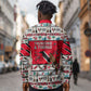 Parang Music Christmas Trinidad And Tobago Long Sleeve Button Shirt Scarlet Ibis Santa Merry Trini Christmas