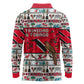 Parang Music Christmas Trinidad And Tobago Long Sleeve Polo Shirt Scarlet Ibis Santa Merry Trini Christmas