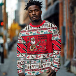 Parang Music Christmas Trinidad And Tobago Long Sleeve Shirt Scarlet Ibis Santa Merry Trini Christmas