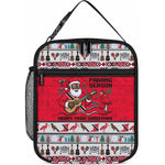 Parang Music Christmas Trinidad And Tobago Lunch Bag Scarlet Ibis Santa Merry Trini Christmas
