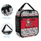 Parang Music Christmas Trinidad And Tobago Lunch Bag Scarlet Ibis Santa Merry Trini Christmas
