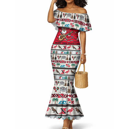 Parang Music Christmas Trinidad And Tobago Mermaid Dress Scarlet Ibis Santa Merry Trini Christmas